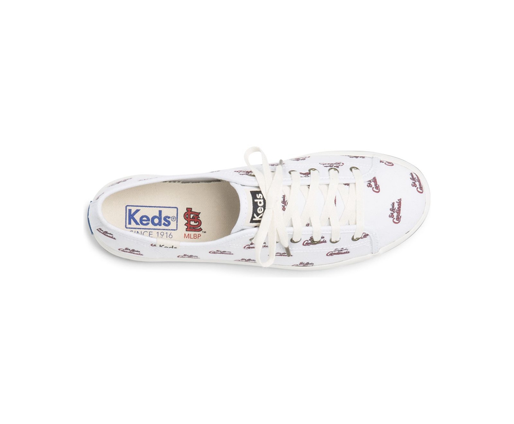 Tenis Keds Mujer Blancos - Kickstart Mlb® - 1624-GIUDO